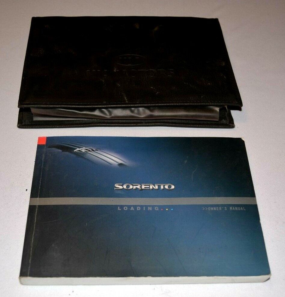 2005 KIA SORENTO OWNERS MANUAL GUIDE BOOK SET WITH CASE OEM