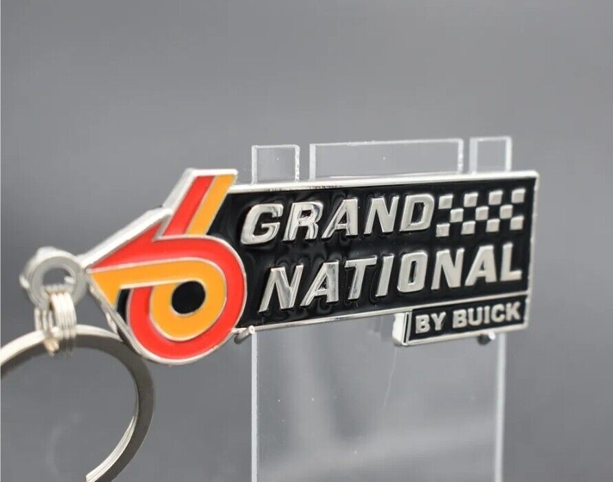 Buick Grand National keychains. Nicely crafted. Single sided, 3mm thick painted 