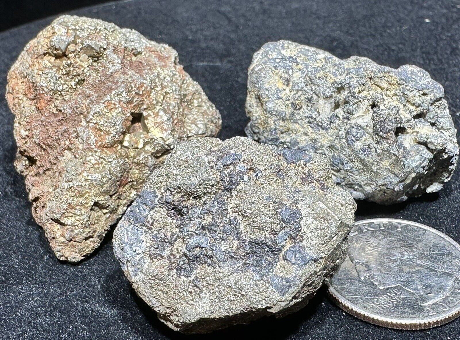 Colorado Ore Mix Lot Copper Gold Silver Epithermal Minerals