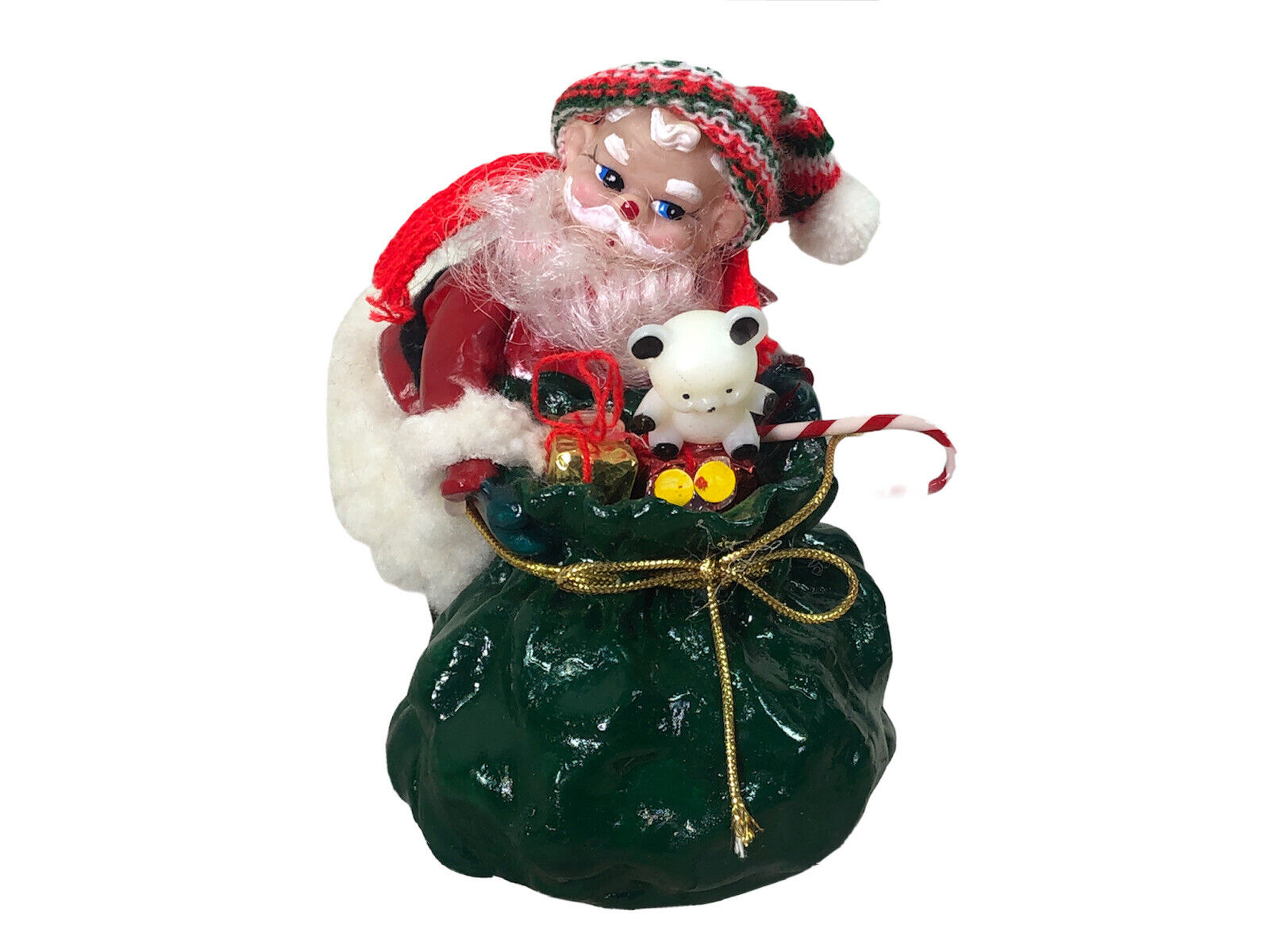 Vintage Santa Clause with Christmas Toys Wind Up Mucisal 