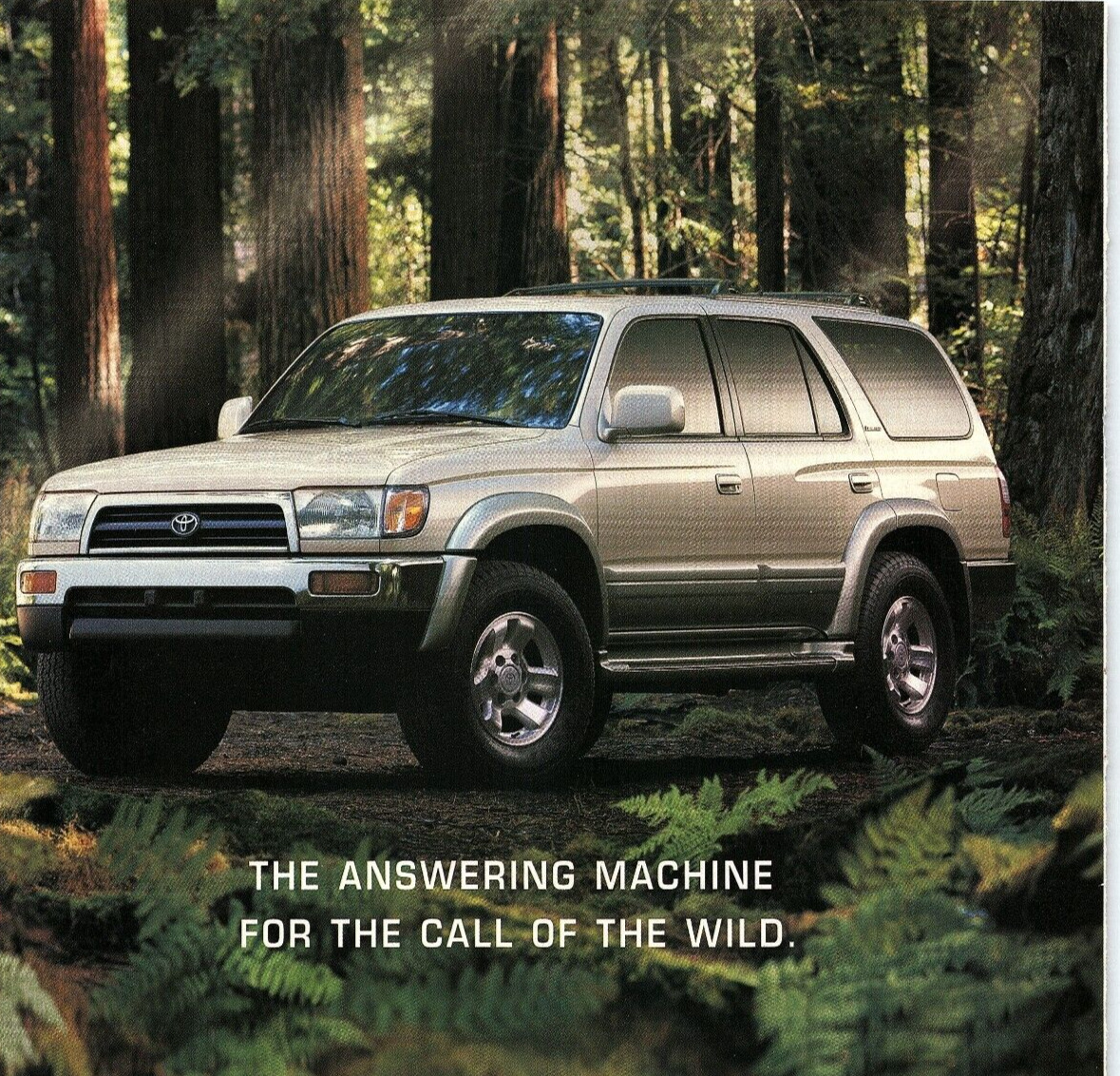 1997 TOYOTA 4RUNNER ANSWERING MACHINE FOR THE CALL OF THE WILD PRINT AD Z2761