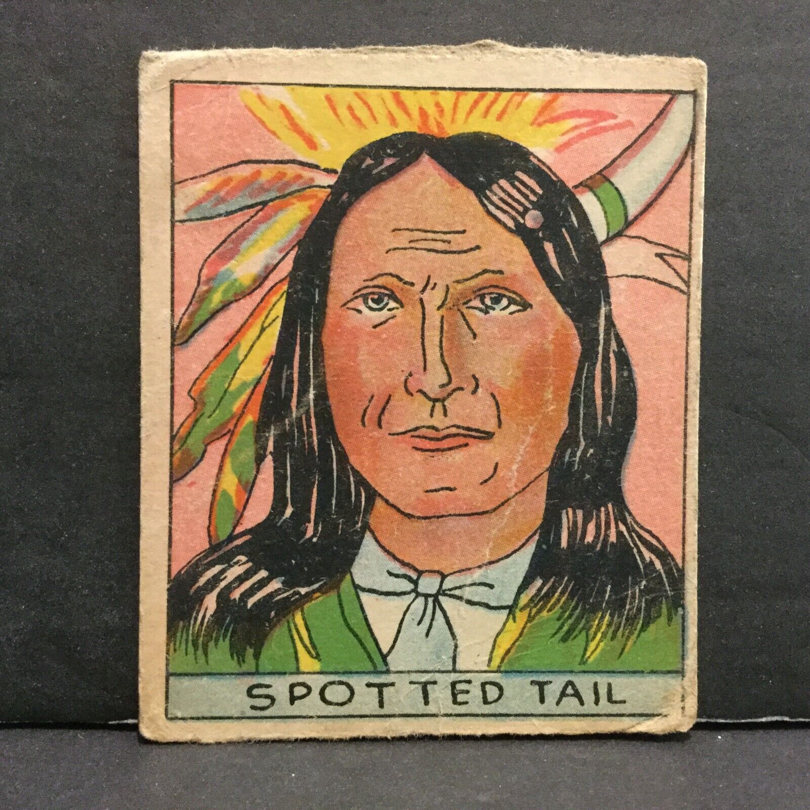 1930\'s R128-2 Western Strip Card #244 Spotted Tail Sku1035K
