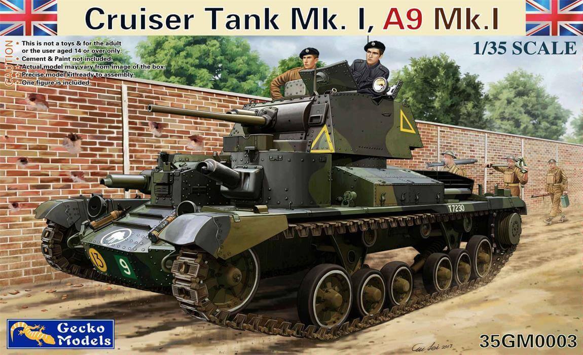 Gecko 1/35 Cruiser Tank Mk. I	 A9 Mk.1