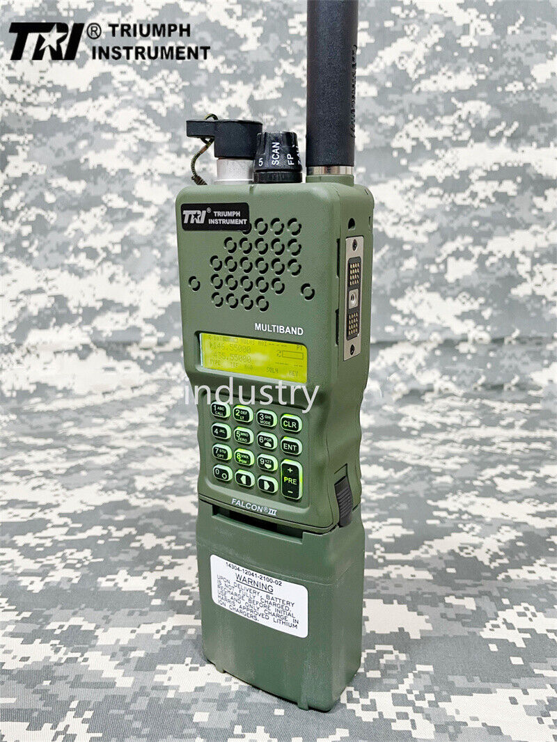 2024 New TRI AN/PRC-152 Hi Power 15W 12.6V Aluminum Shell Multiband MBITR Radio