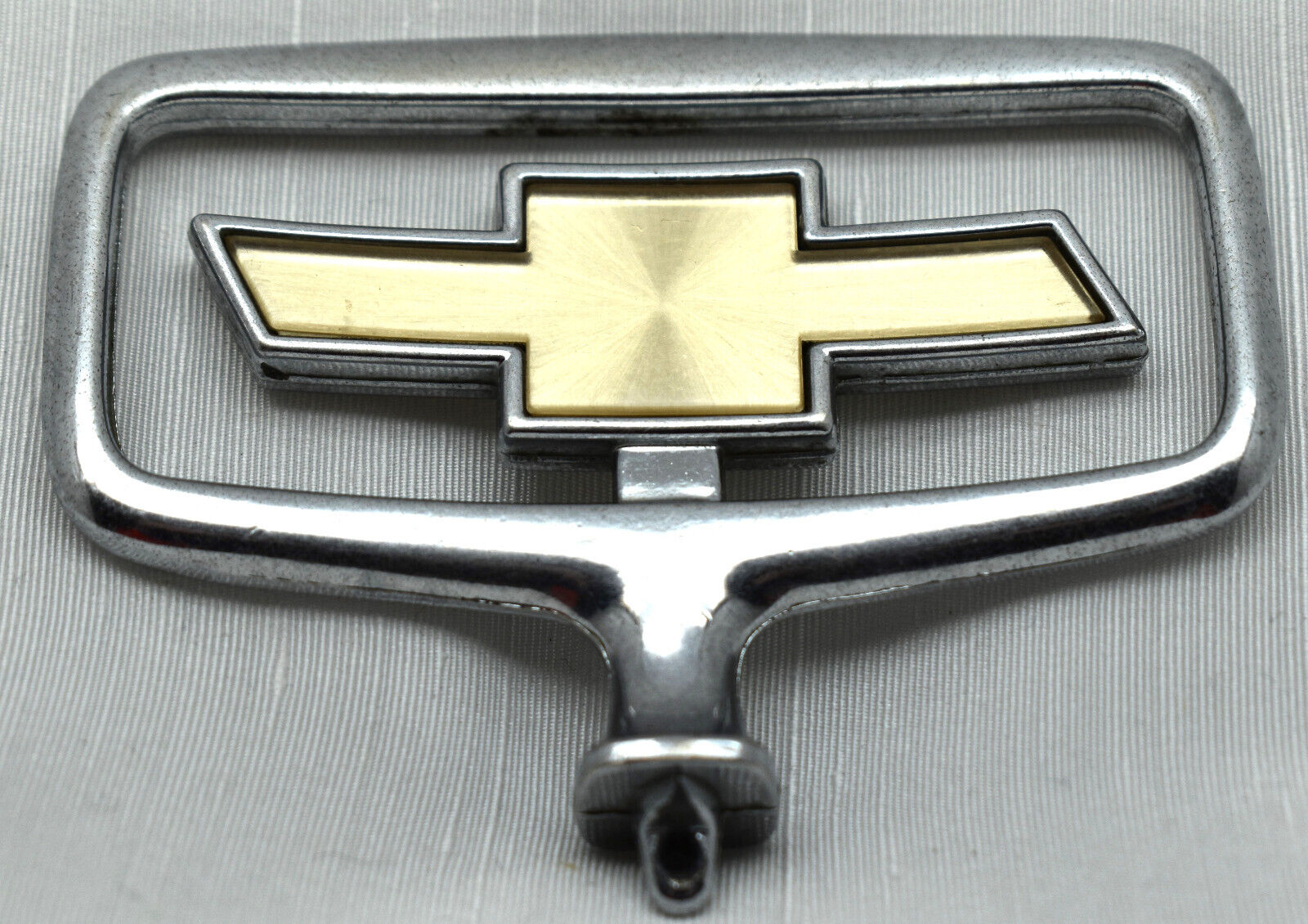 1991 - 1996 Chevy Impala or Caprice Bowtie Crome Hood Ornament Bade Emblem OEM 