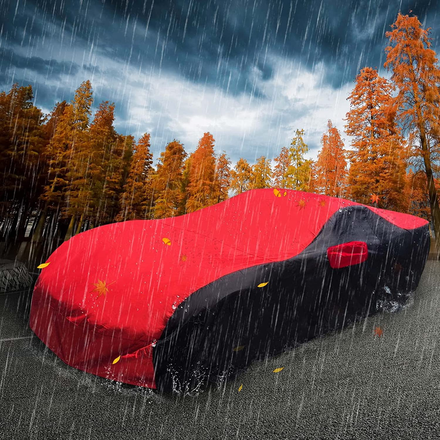 For C7 Full Car Cover All Weather Protection Waterproof Windproof for 2014-2019 