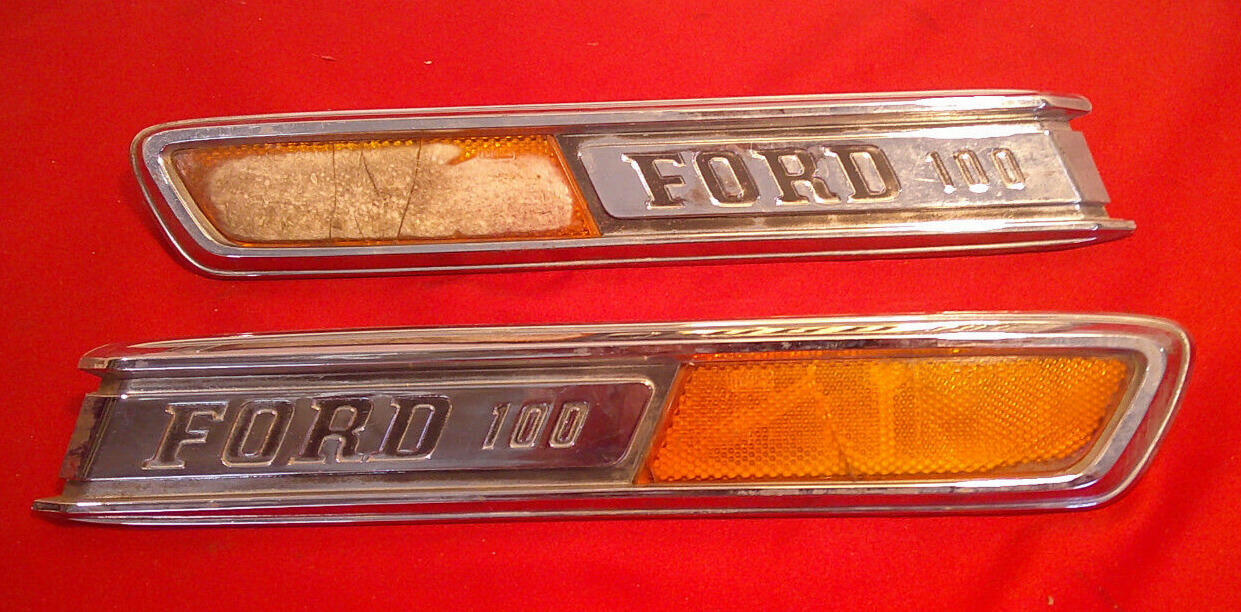 1968-1972 Ford Truck F100 Hood Emblems 68-72 F-100 69 70 71 1969 1970 1971 (2152