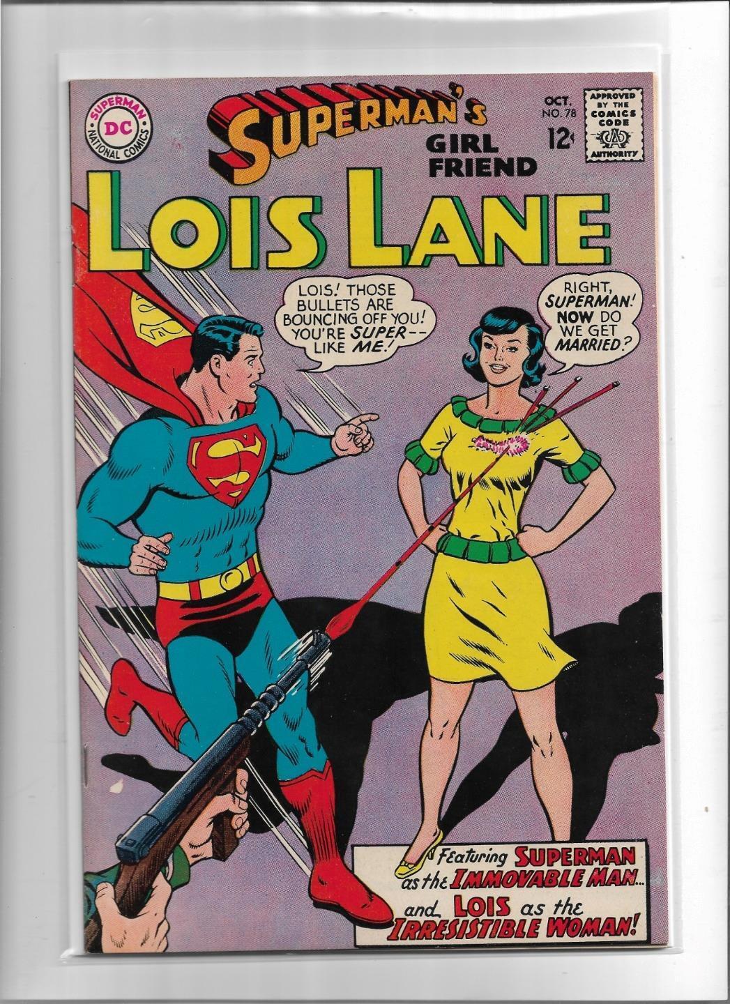 SUPERMAN'S GIRL FRIEND, LOIS LANE #78 1967 VERY FINE+ 8.5 3878