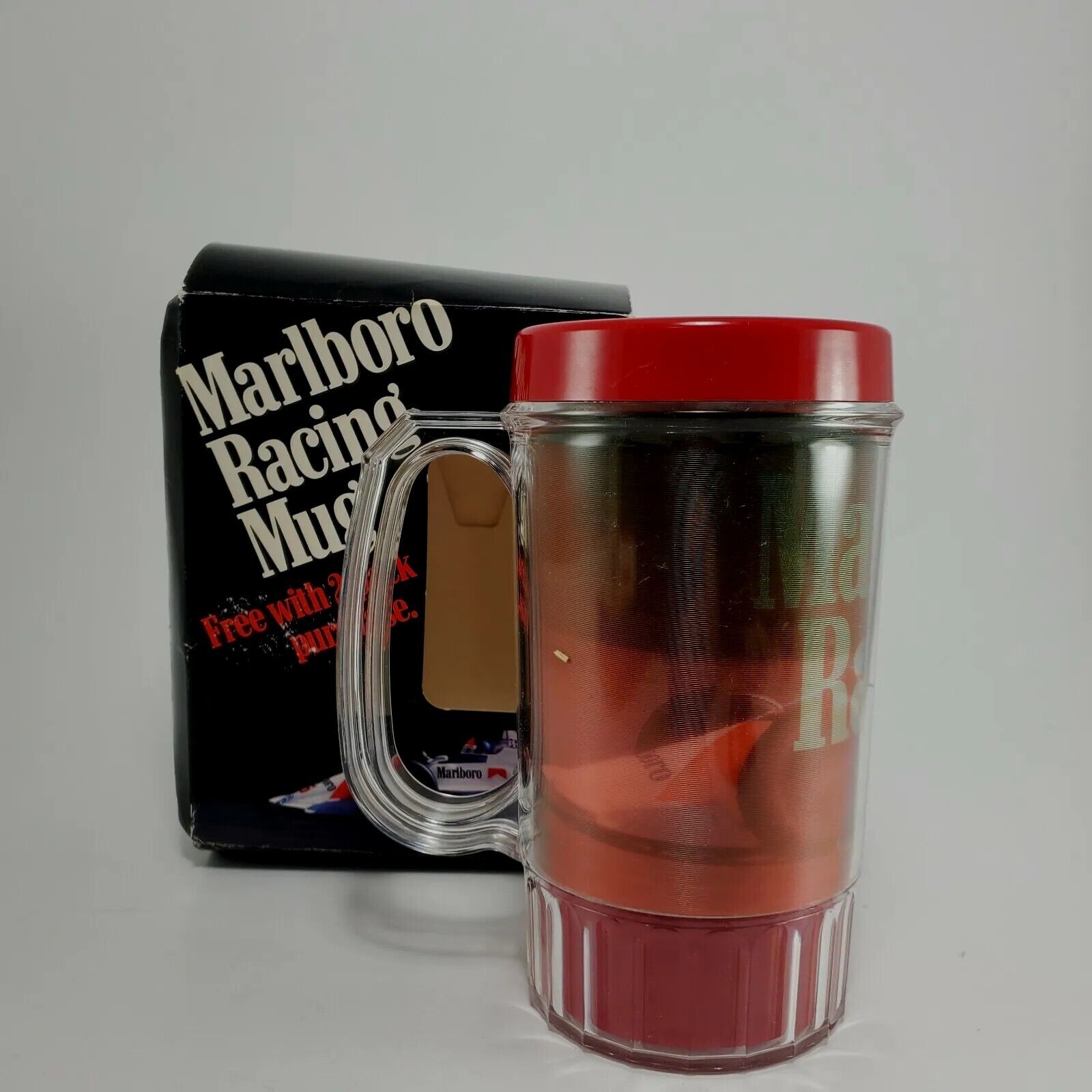 NEW 1991 Marlboro Cigarettes Racing Cup Mug Indycar Indy Car Penske Vintage  