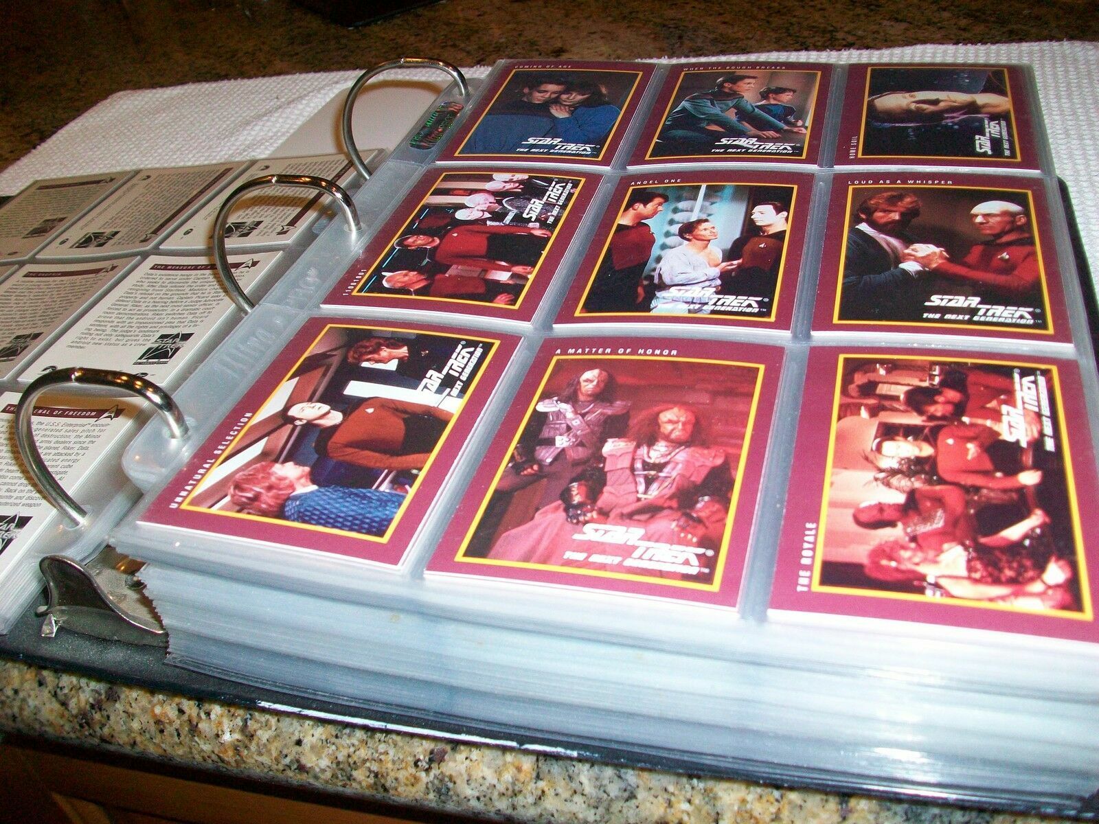 '91, 92, 93, 94 Star Trek The Next Generation 700+ Mint Trading Cards Collection