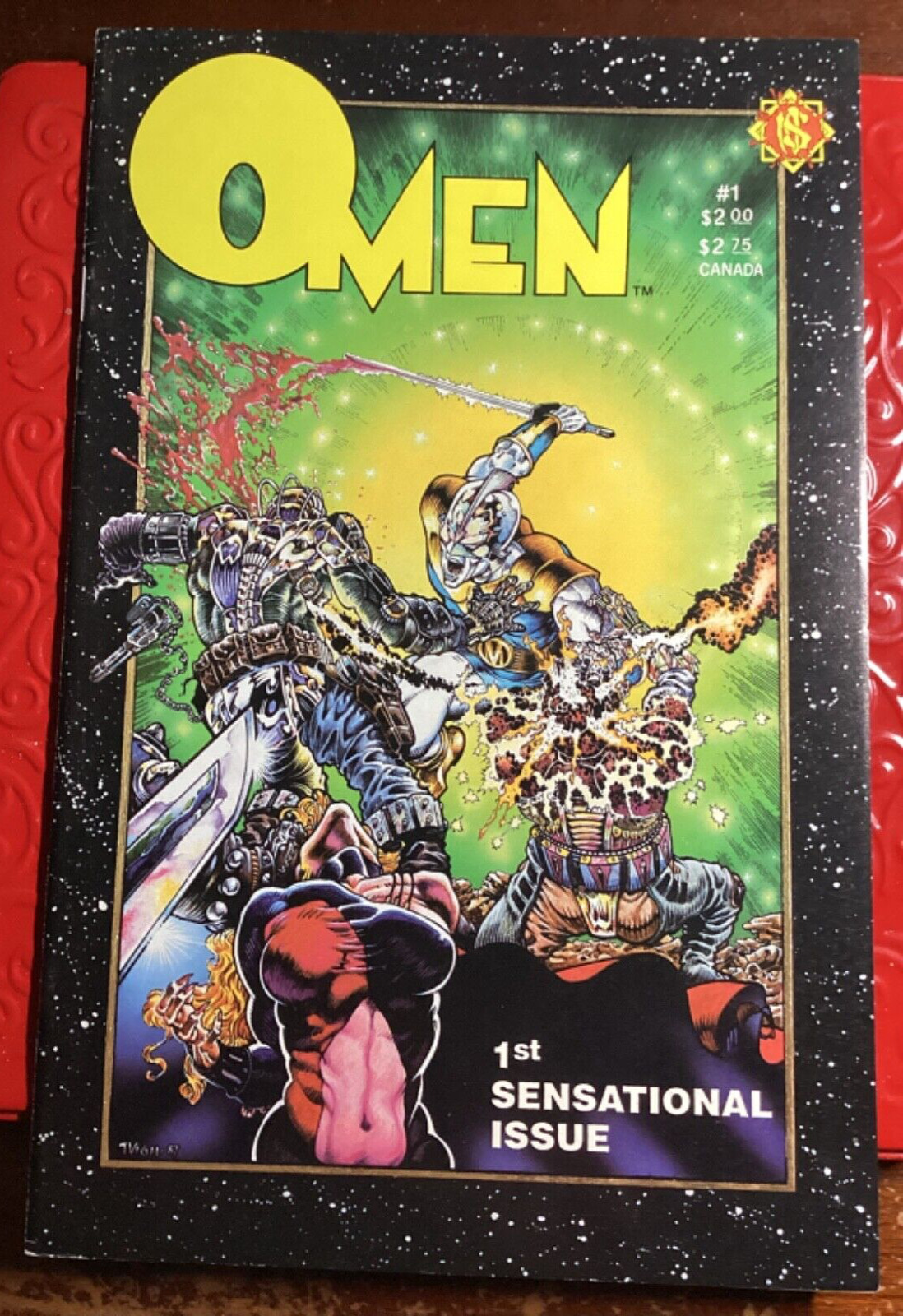 OMEN  #1 Comic Northstar Publications (1989, Vol 1) VF  Boarded Sleeved