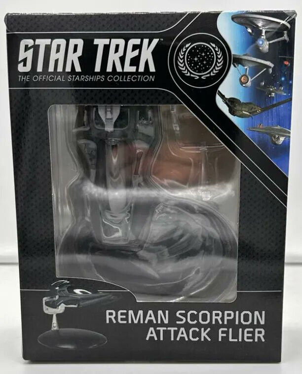 Star Trek Reman Scorpion Attack Flier UNRELEASED Eaglemoss Sealed IN HAND USA
