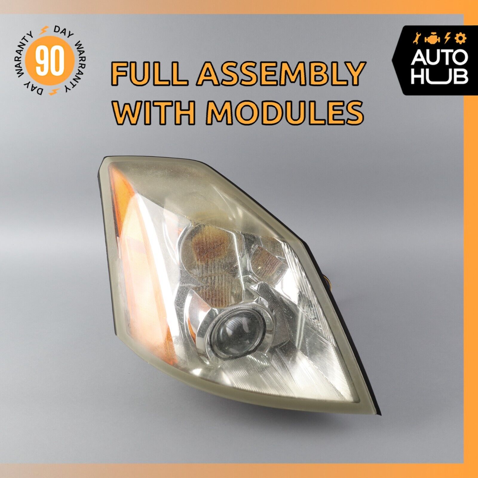 06-09 Cadillac XLR Right Side Headlight Head Lamp Xenon HID 15832188 OEM