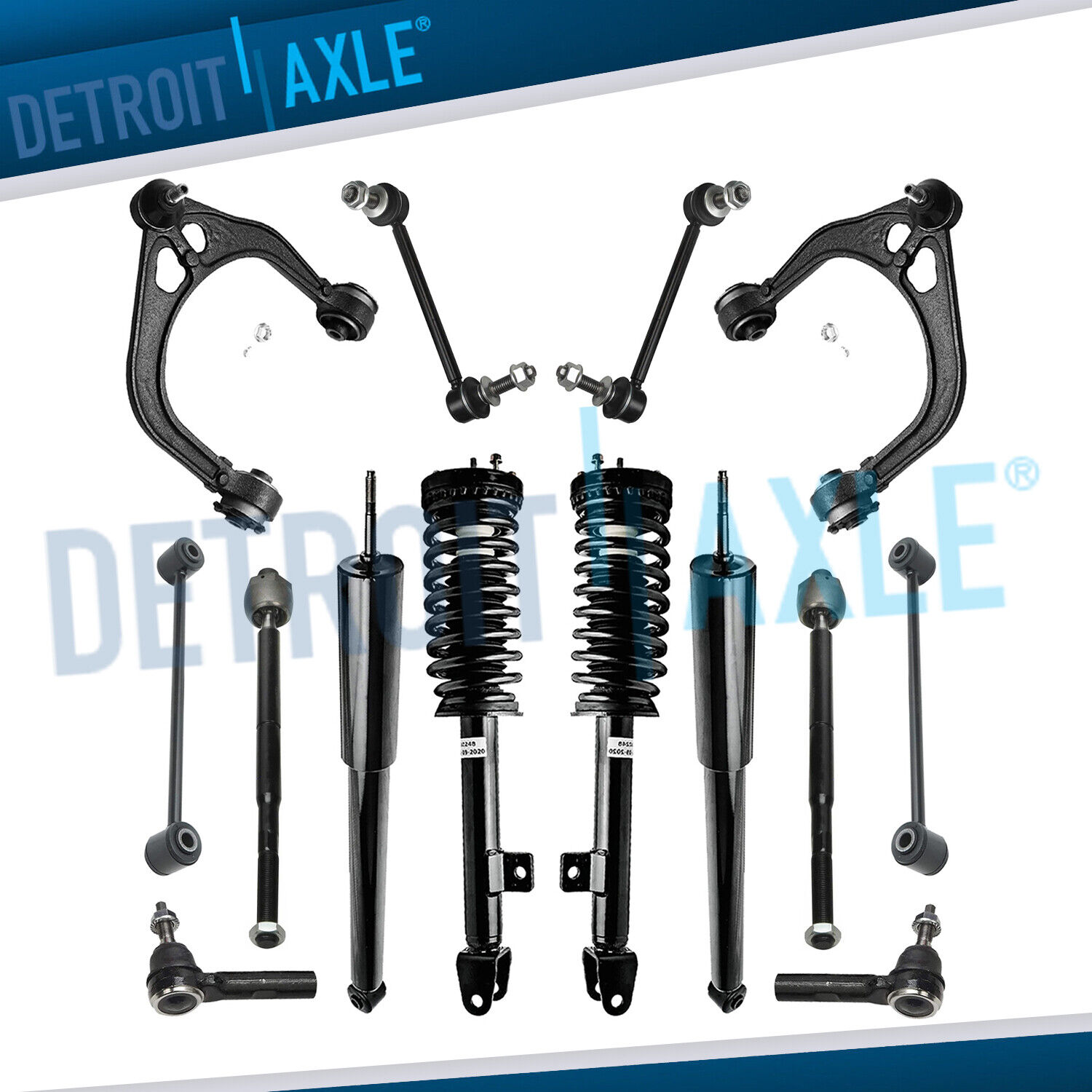 RWD 14pc Front Struts Rear Shocks Control Arms for 2005-2010 300 Charger Magnum