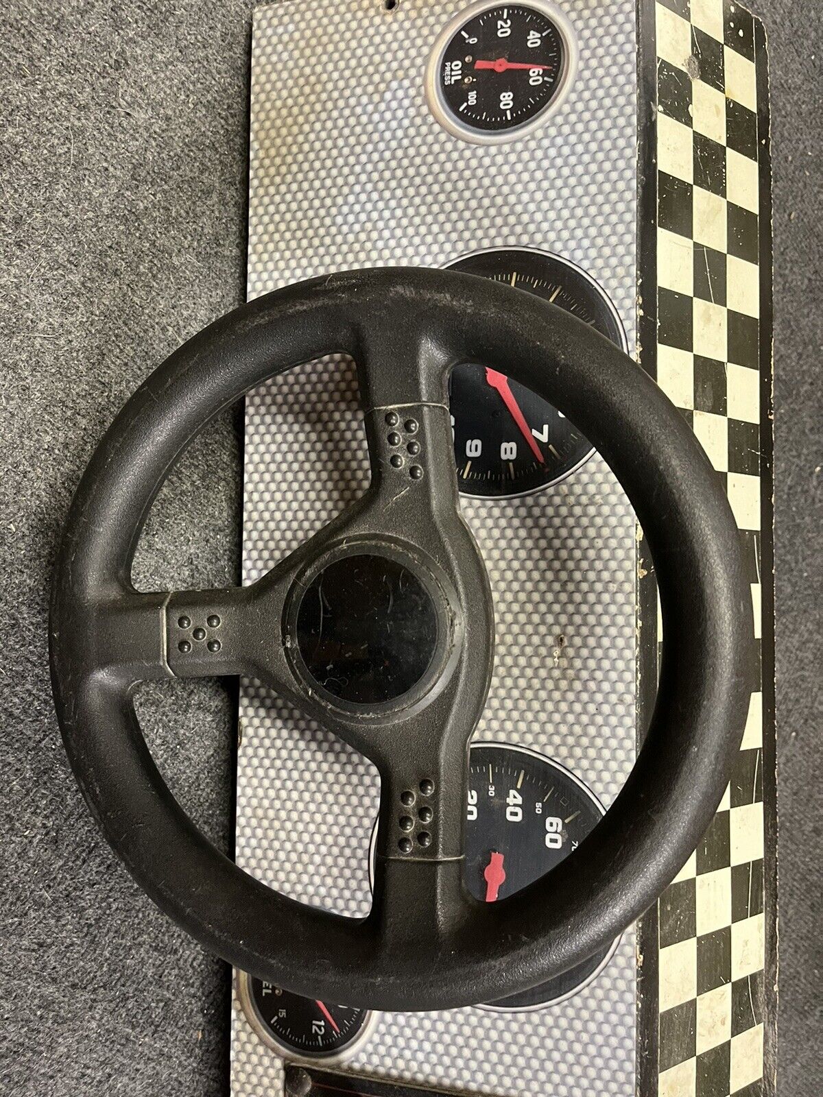 Arcade Steering Wheel With Shifter