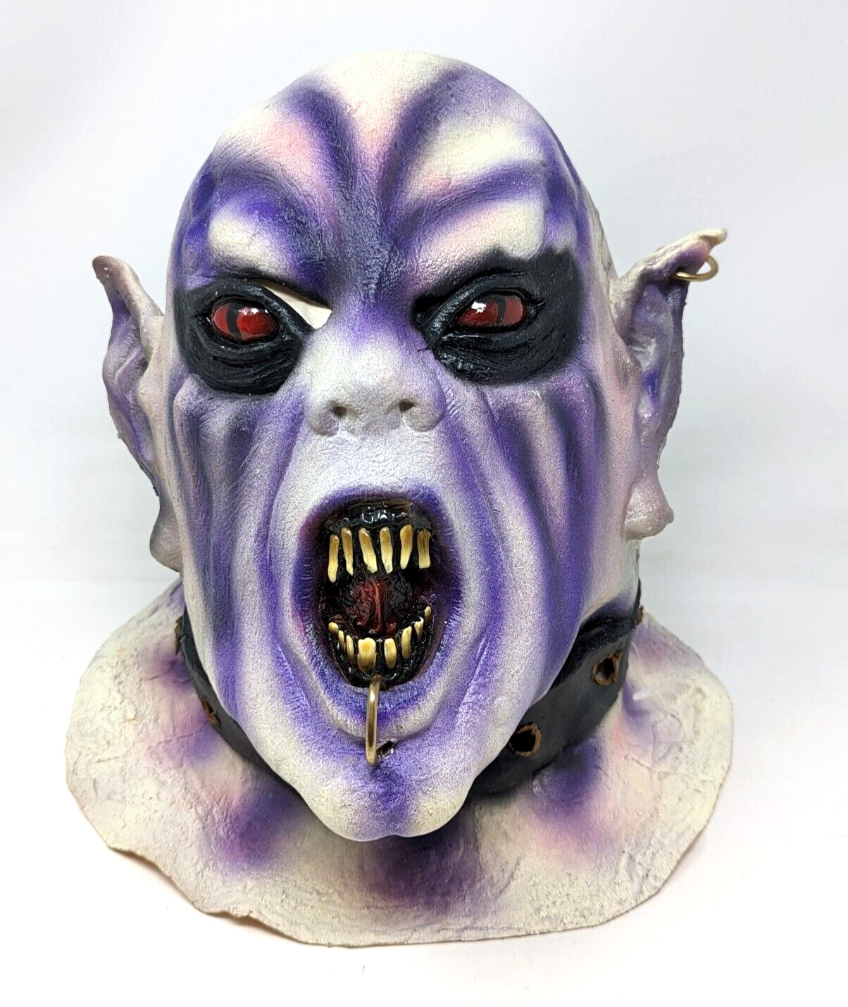 2000 Demon Vampire Gothic Piercing Halloween Mask Handmade From Mexico