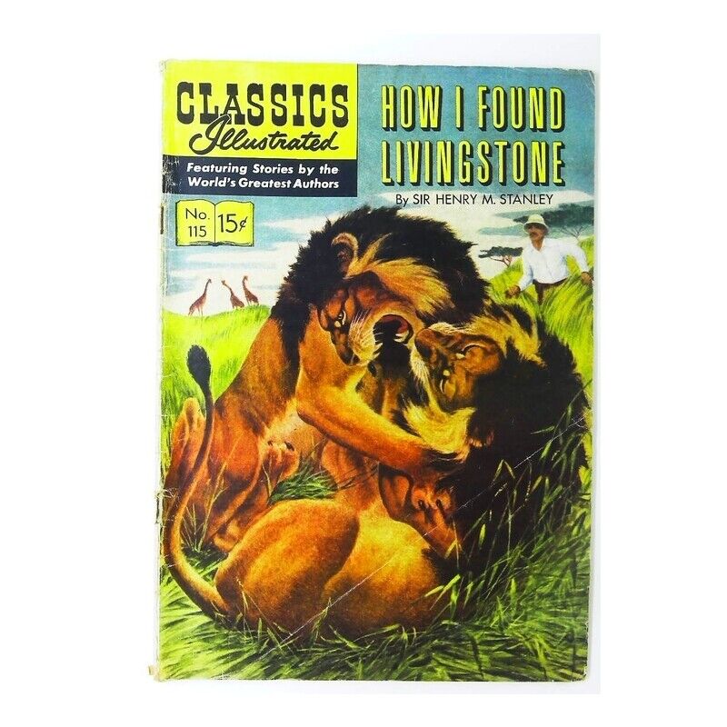 Classics Illustrated (1941 series) #115 HRN #116 in VG. Gilberton comics [s\