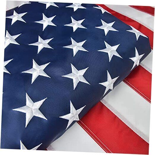 American Flag 2x3 FT, US Flag Made in USA High Wind with Embroidered 2×3FT