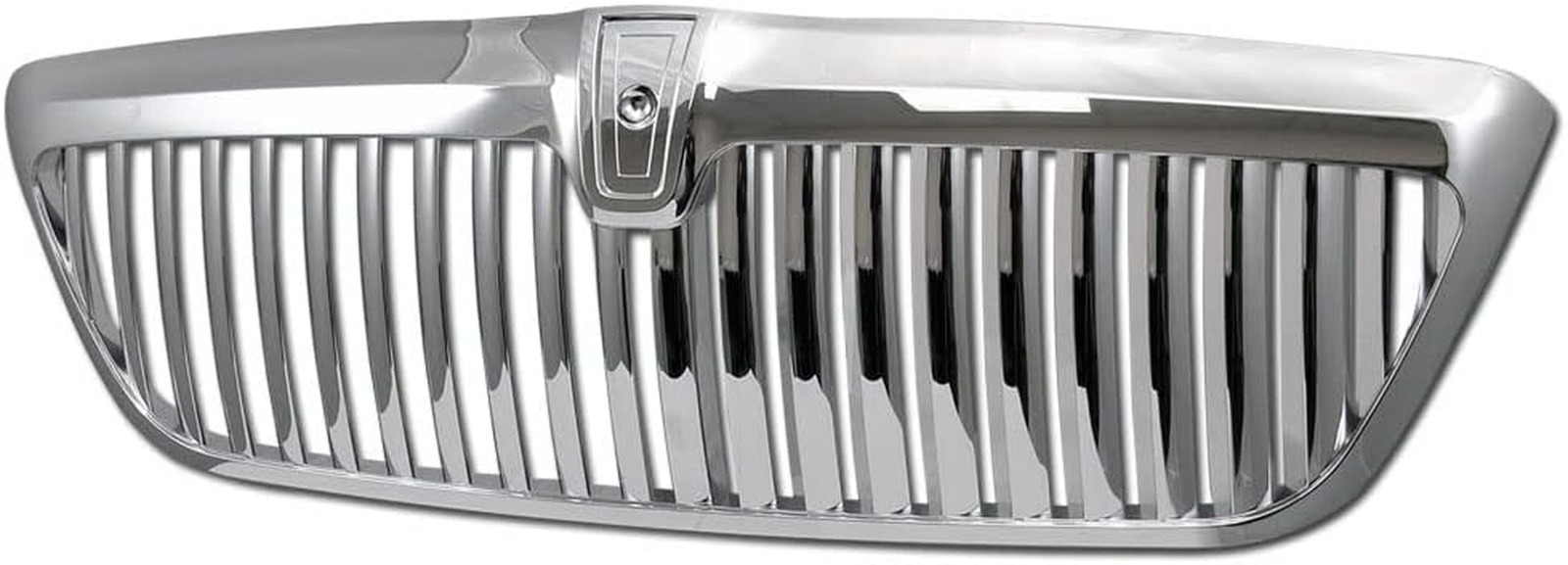 Chrome Vertical Front Hood Bumper Grill Grille Guard ABS Compatible with 98-02 L