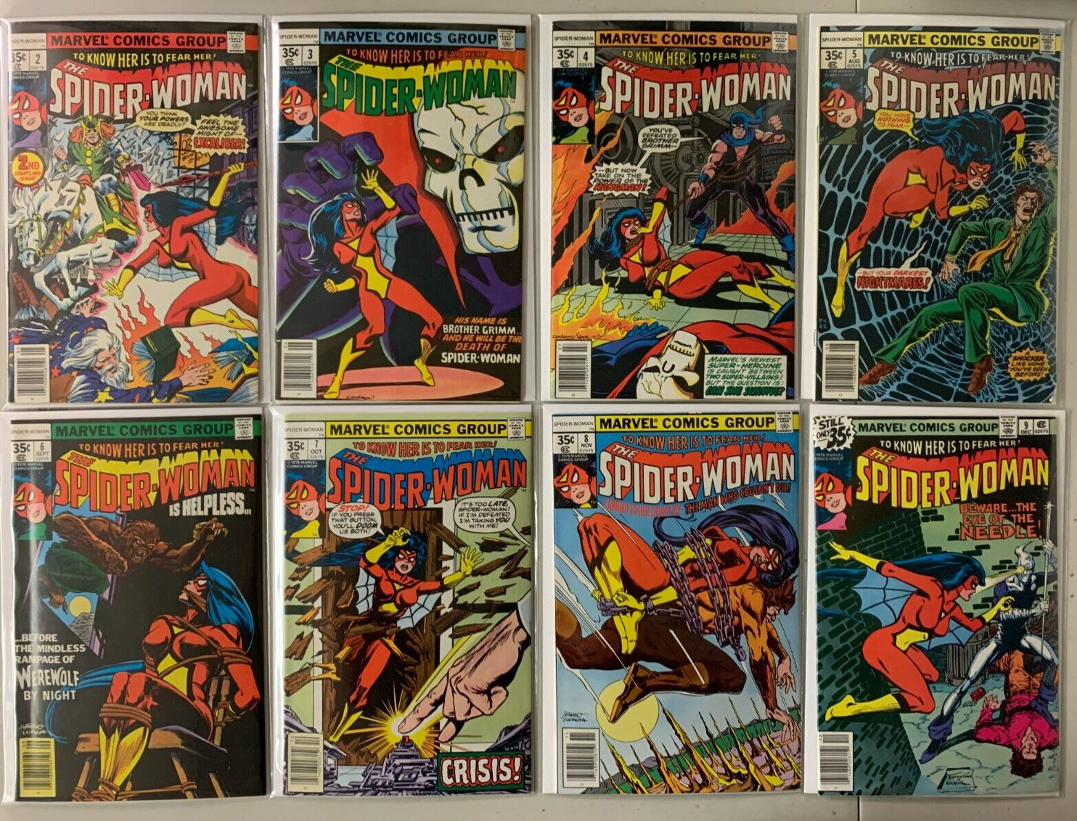 Spider-Woman lot #2-50 47 diff. books (avg 8.0 VF) (1978-83)