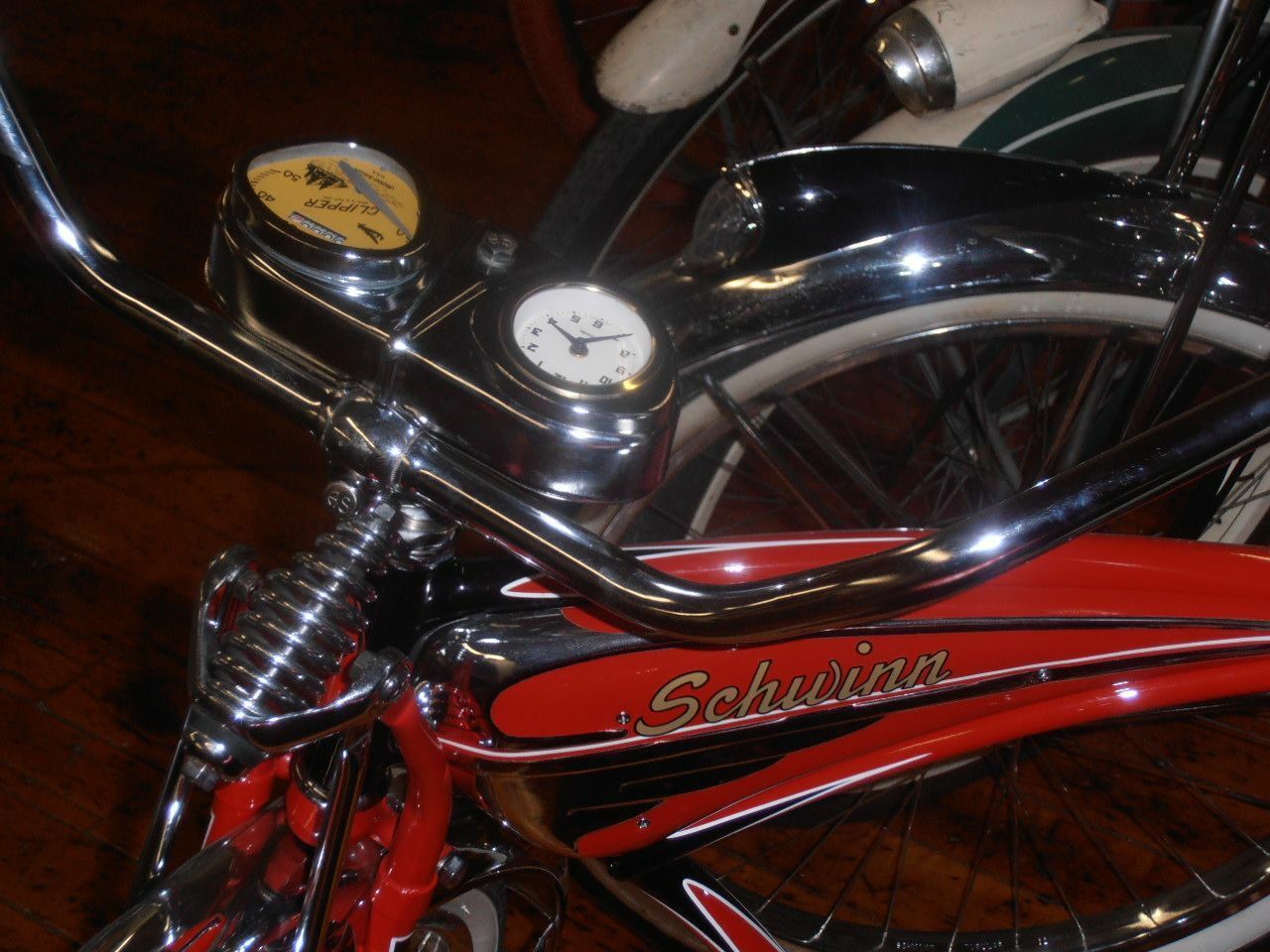 Bicycle Speedometer Clock Stewart Warner Bike accessory + Speedometer kit 
