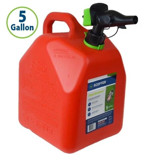 5 Gallon SmartControl Gas Can, FR1G501, Easy to Pour, Red