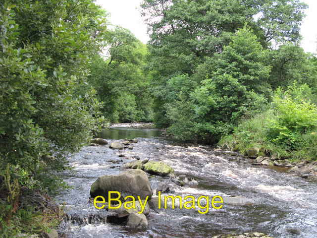 Photo 6x4 The River East Allen Allendale Town Looking upstream at two set c2007