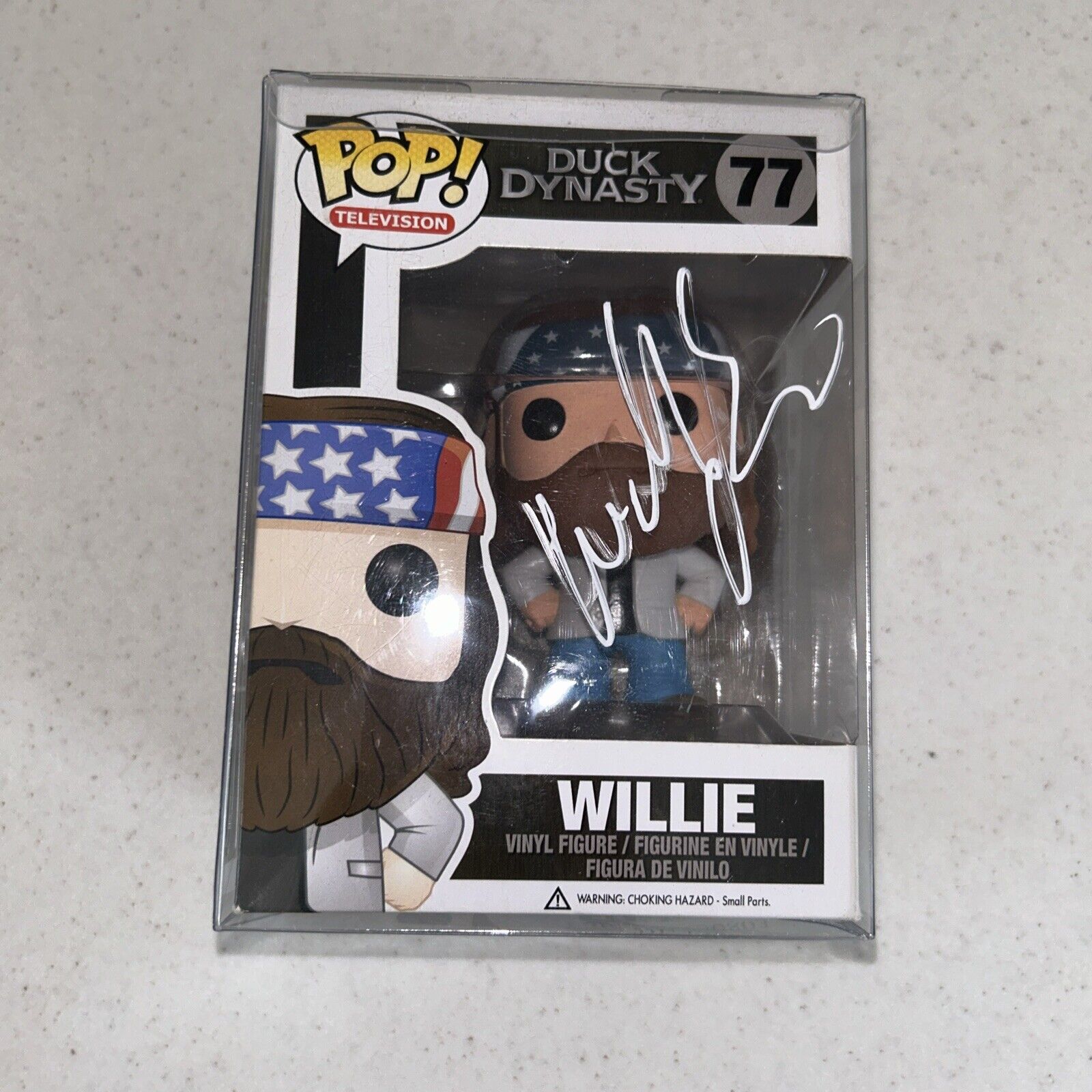 WILLIE ROBERTSON SIGNED FUNKO POP OBTAINED AT CHURCH WITH TIM TEBOW