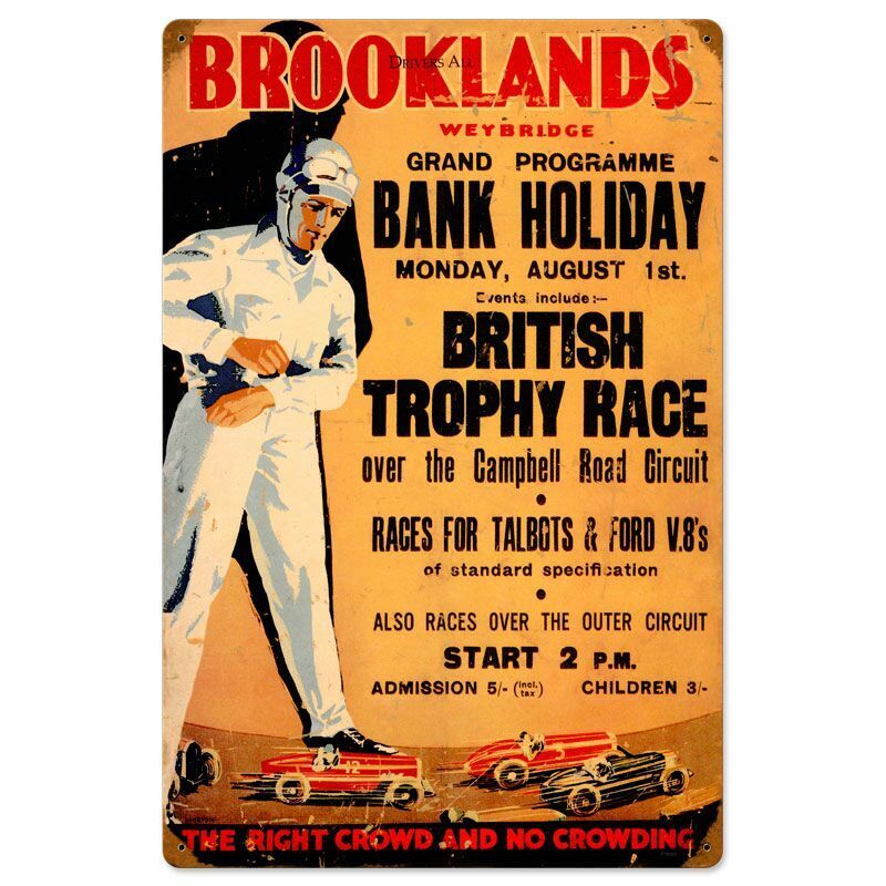 BROOKLANDS CAR RACING BRITISH TROPHY RACE 24\
