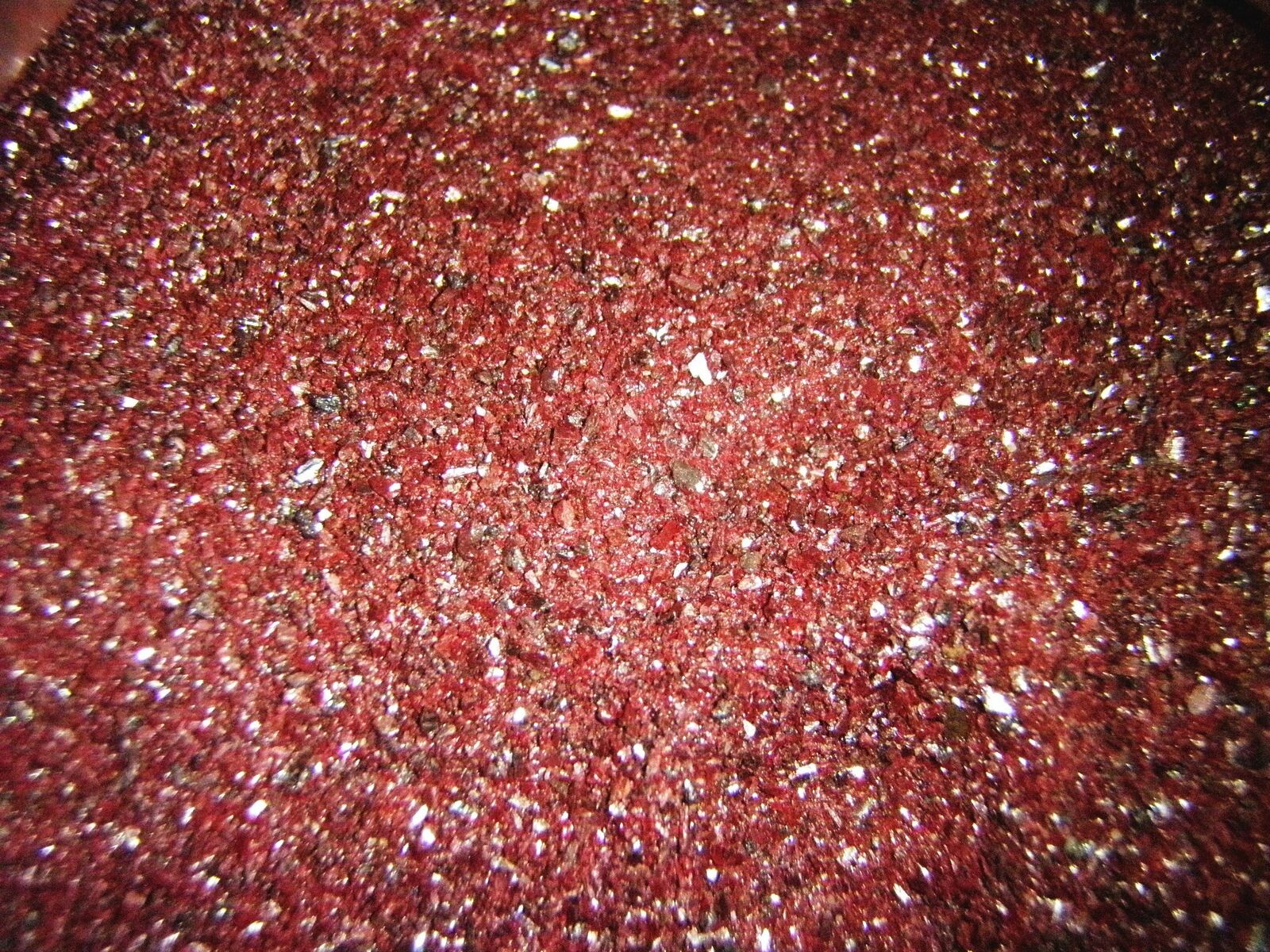 Fine Ground Cinnabar Crystal Tiny Granules 0.5 KG Lot