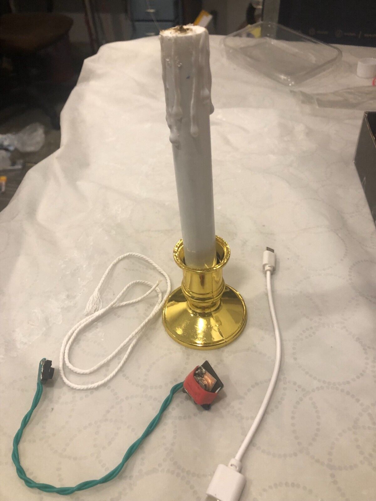 Remote control candle (with spark ignition), upgrade