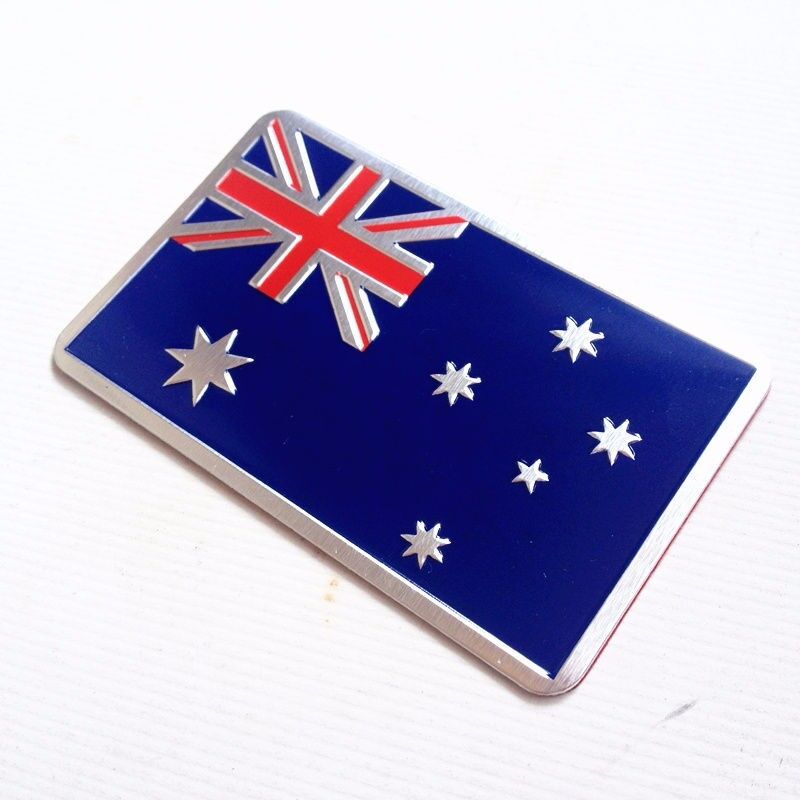 car truck auto motor 3D Australia flag emblem sticker metal badge decal decor A