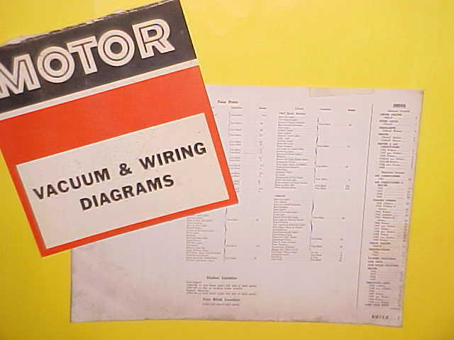 1965 1966 1967 1968 1969 BUICK RIVIERA ELECTRA WILDCAT VACUUM+WIRING DIAGRAMS