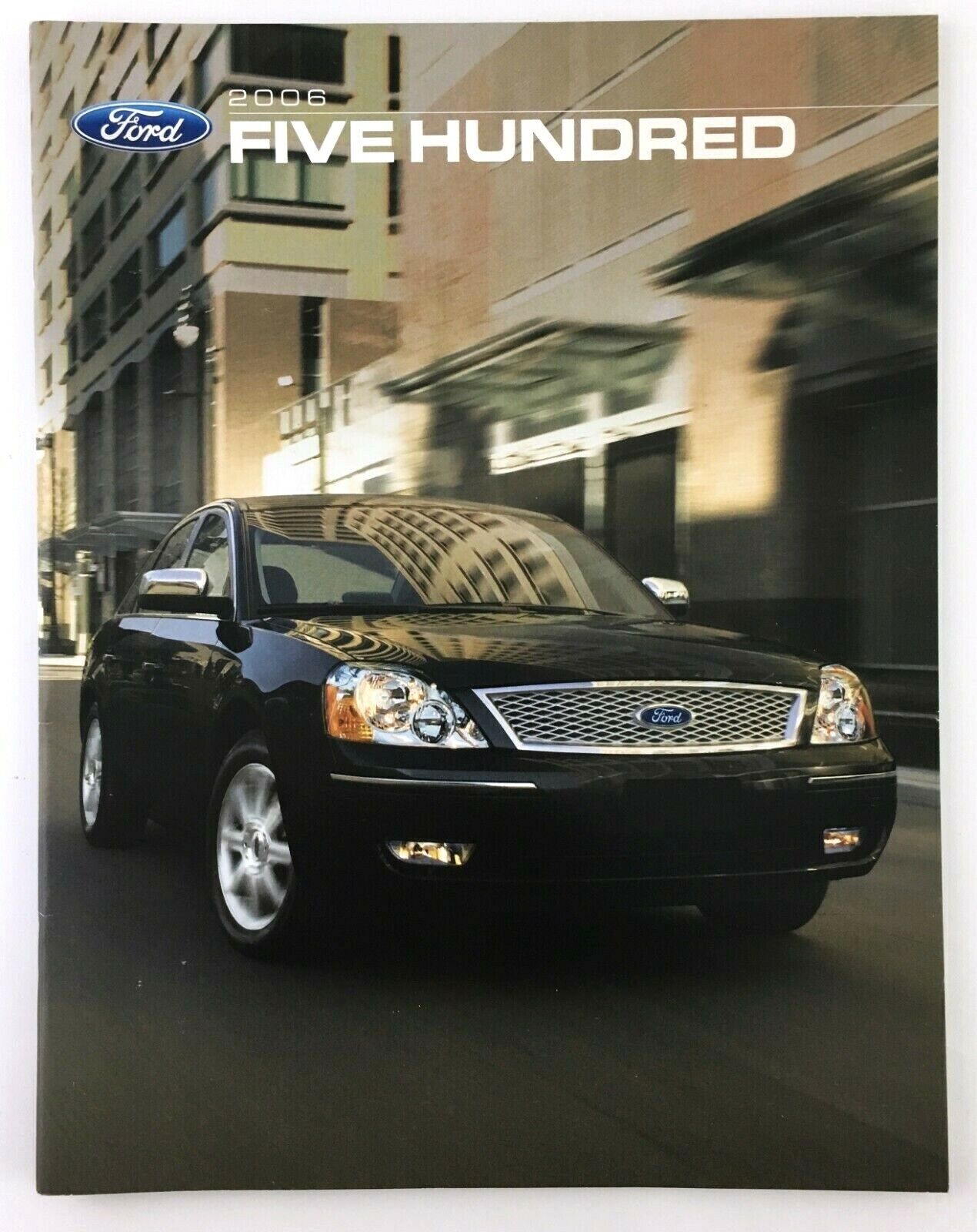 2006 Ford Five Hundred 500 Showroom Sales Booklet Dealership Catalog Auto Vtg