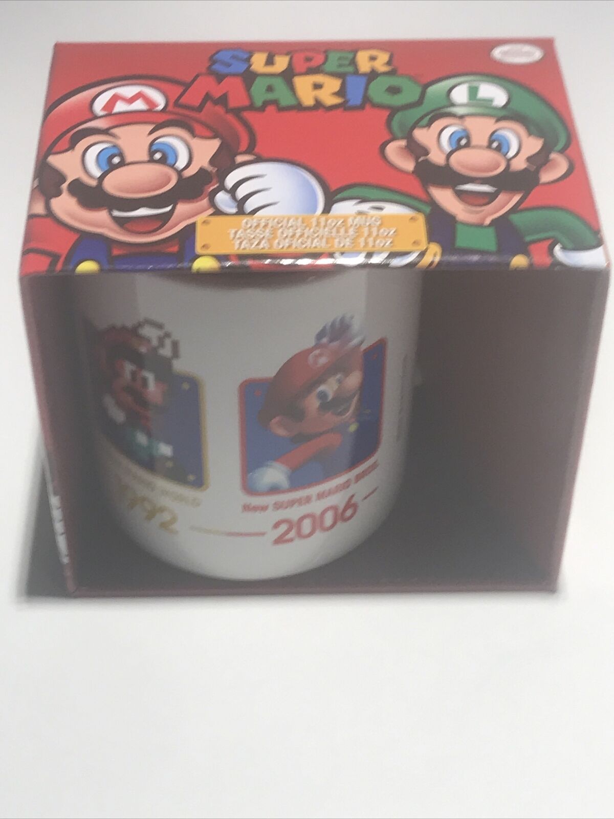 Official Nintendo Super Mario Bros 11oz Mug Collectible Coffee Tea 1987-2006