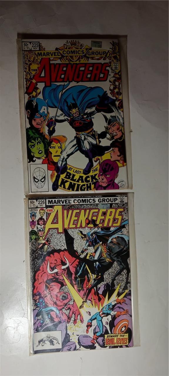 AVENGERS LOT #223 TO #252 MARVEL COMICS 1982 TO 1984 11 ISSUES VF COND