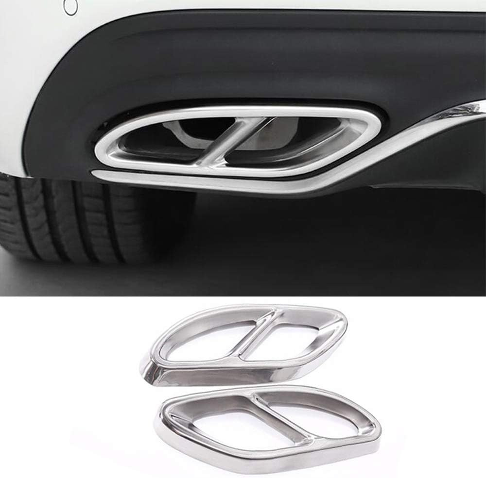 Car Exterior Exhaust Pipe Mufflers Cover Rear Bumper Cylinder Exhaust Decorate