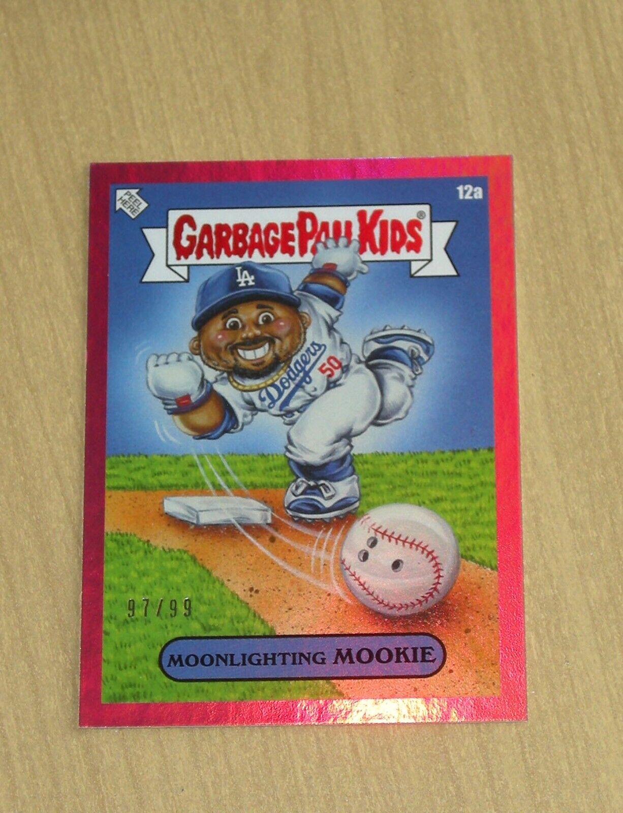 2024 Topps Garbage Kids GPK Series 3 MLB Gross PINK Mookie Betts 12a 97/99