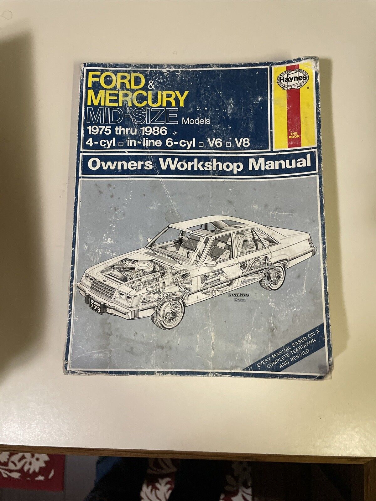 Haynes Ford & Mercury Mid Size Models 1975-1986 Owners Workshop Manual Book