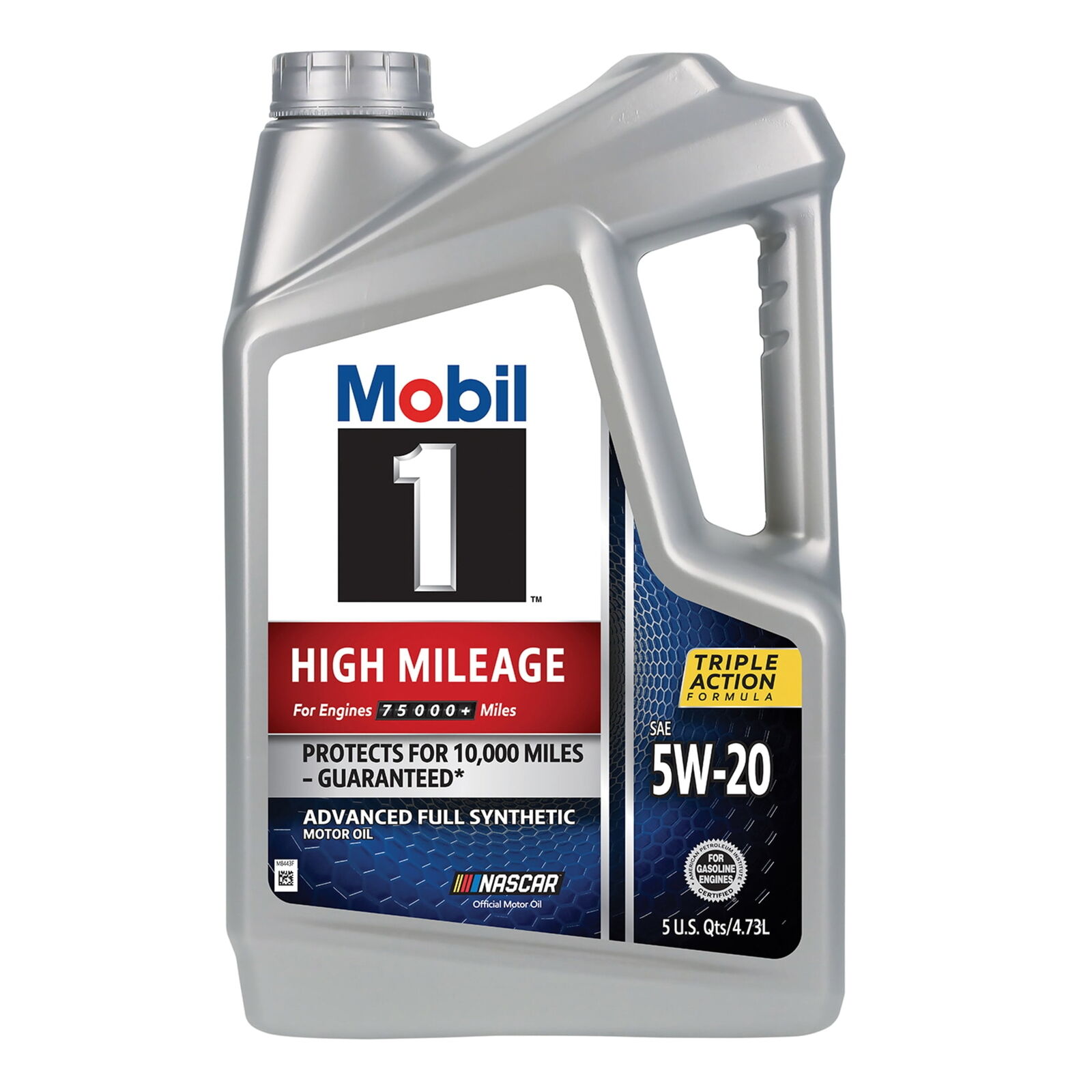  High Mileage Full Synthetic Motor Oil 5W-20, 5 Quart