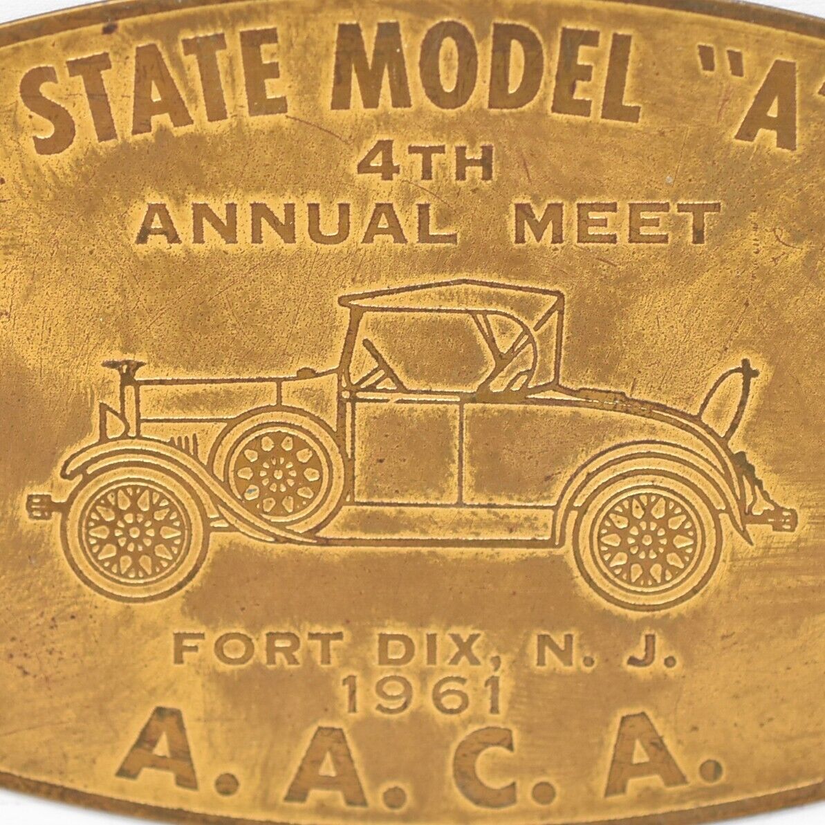 1961 Ford Model A Restorer Club Antique Car Auto Meet AACA Fort Dix New Jersey