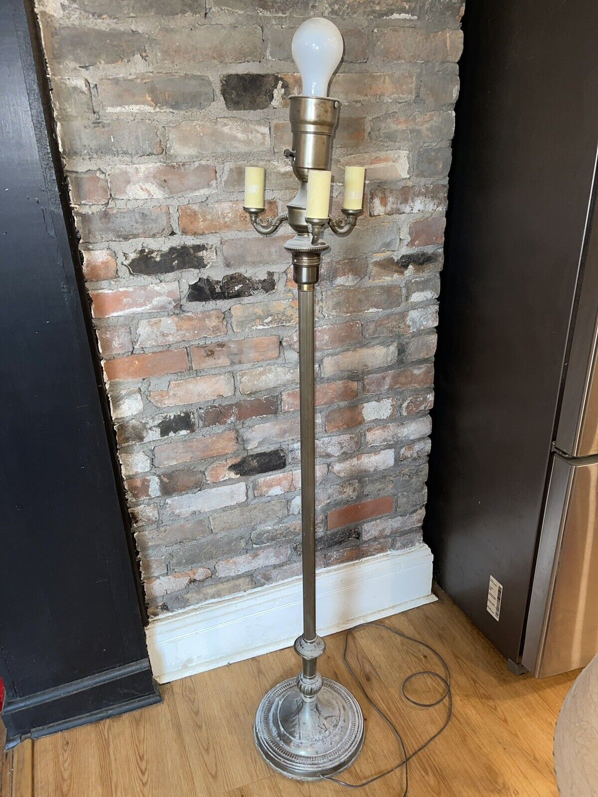 old vintage antique floor lamp