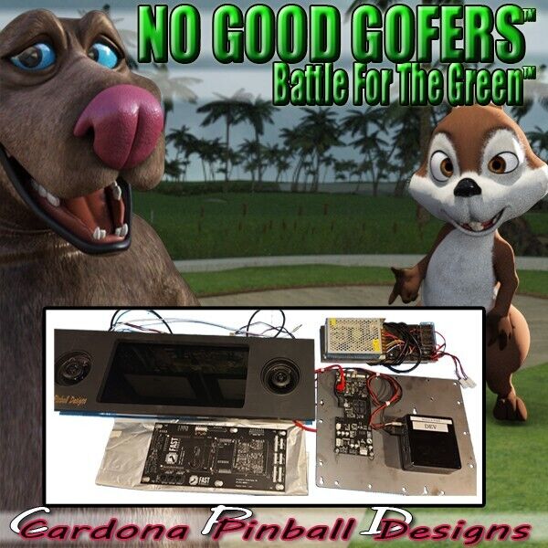No Good Gofers Pinball Upgrade Kit, Battle For The Green 2.0 - plays both games