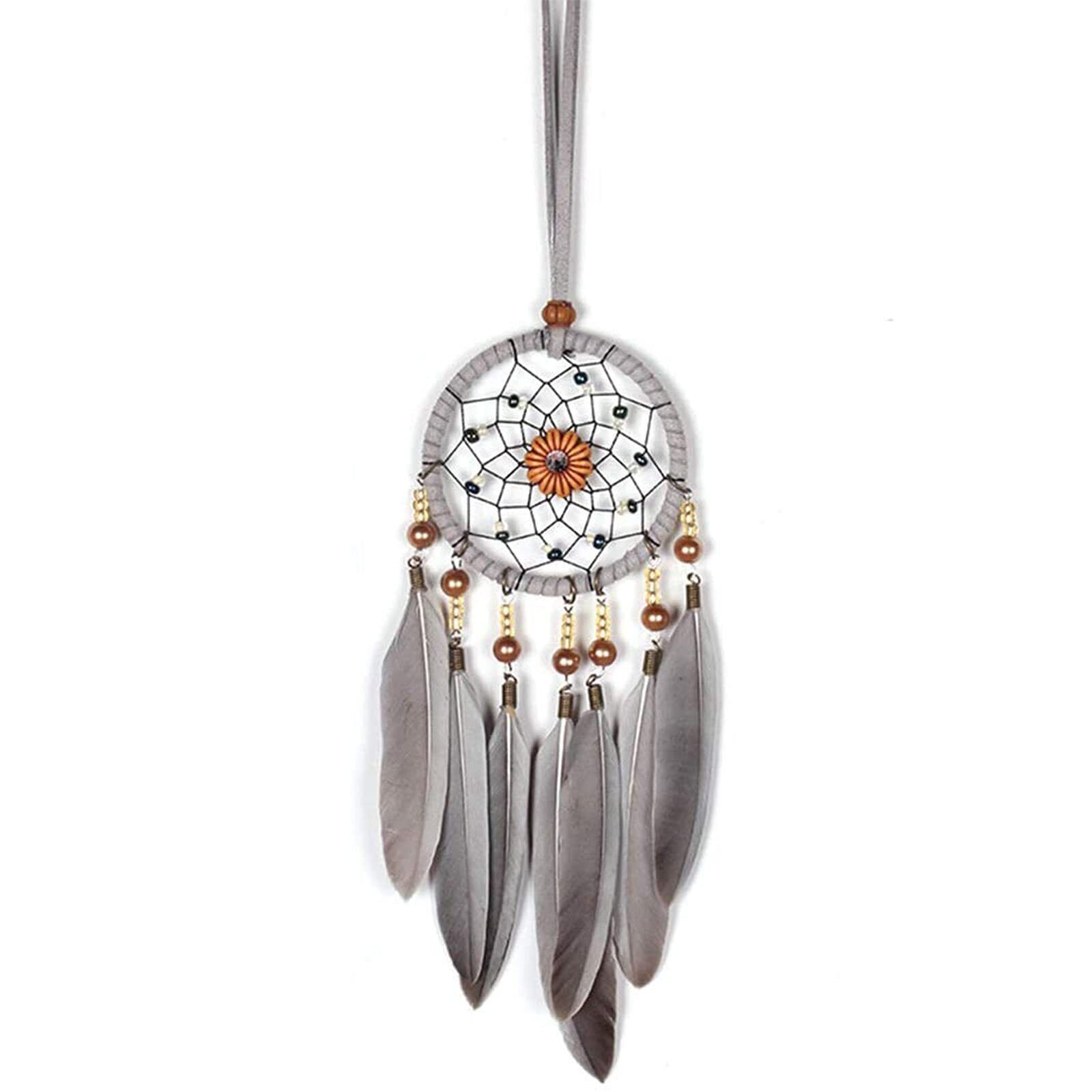 Dream Catchers for Cars Rear View Mirror Small Feather Dream Catcher Wall Ha