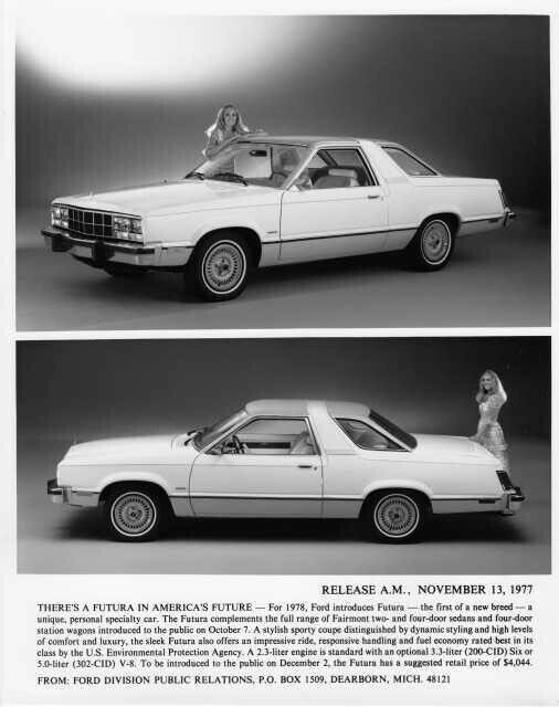 1978 Ford Fairmont Futura Press Photo 0119