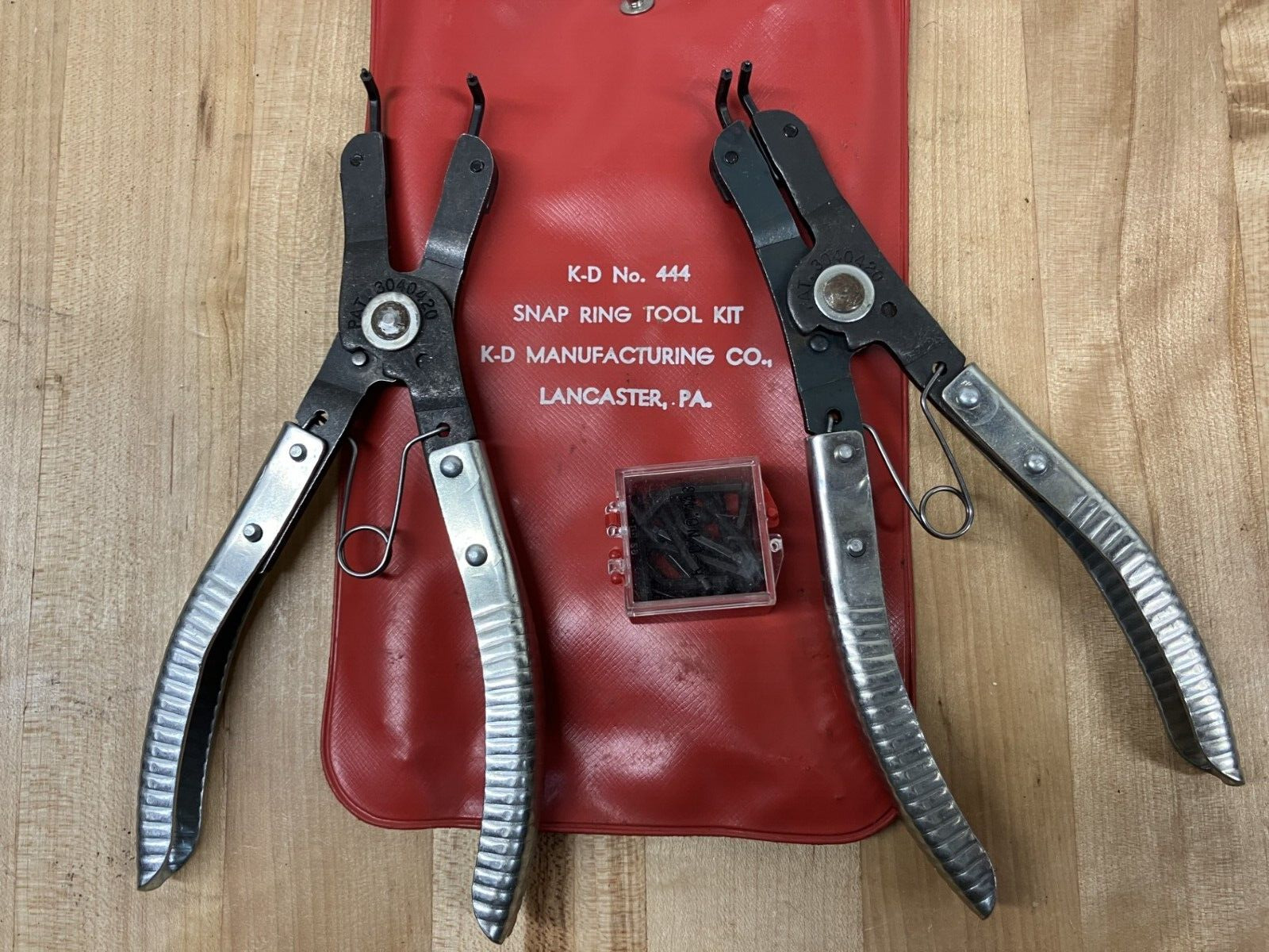 Vintage K-D No 444 Snap Rings Tool Kit