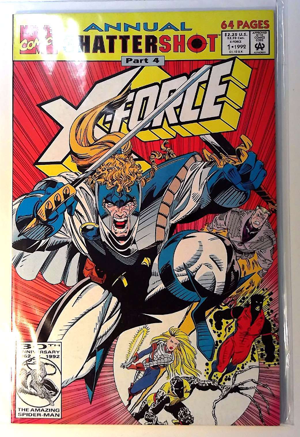 X-Force Annual #1 Marvel (1992) NM 1st Series Shattershot 1st Print Comic Book