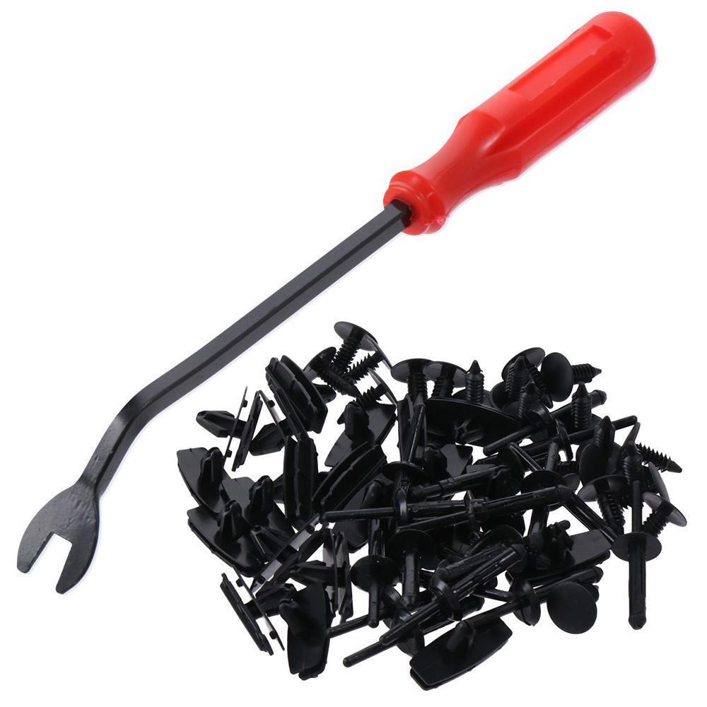 60Pcs 6506007AA Clips Black Clip Replacement Fastener Remover  For Car