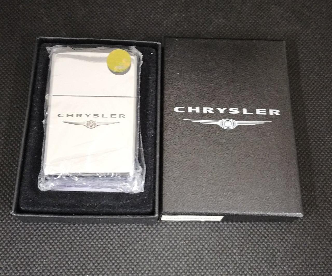 Zippo 2007 Chrysler Company Emblem Oil Lighter w/ Box Unused