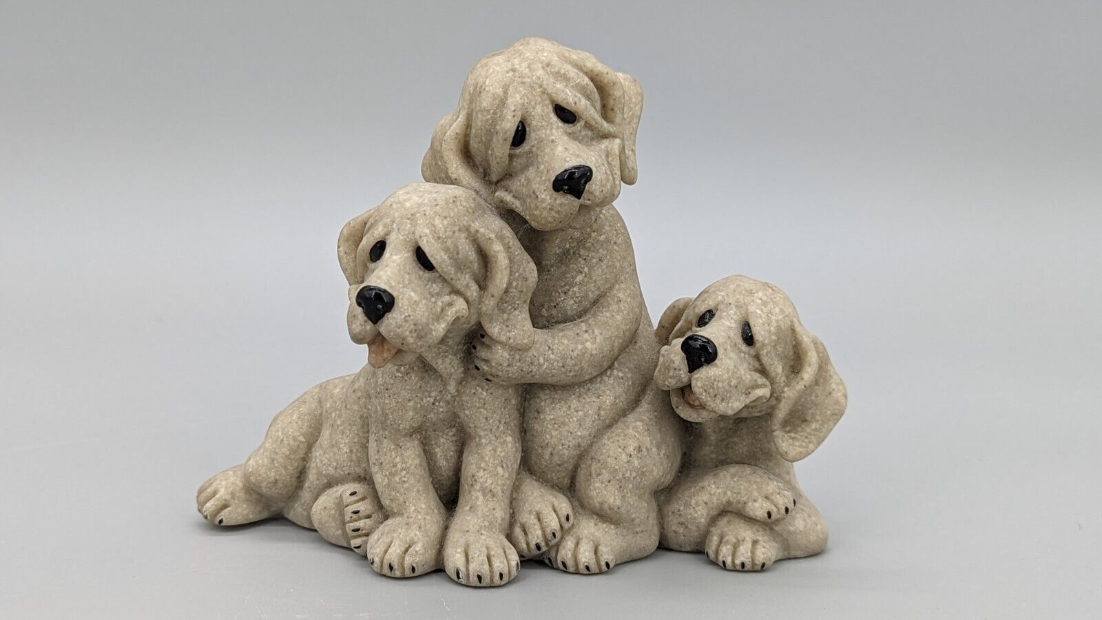 Quarry Critters 2001 Second Nature Design Petie Pepe Pooch Figurine Statue Dogs